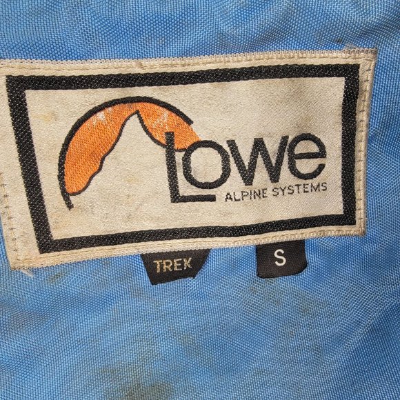 Lowe Alpine Systems Trek Small Mountaineering Backpack Blue Hiking Camp - Picture 14 of 14